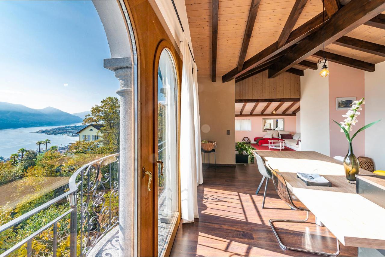 Casa Luna - Wonderful Lake View Brione sopra Minusio المظهر الخارجي الصورة