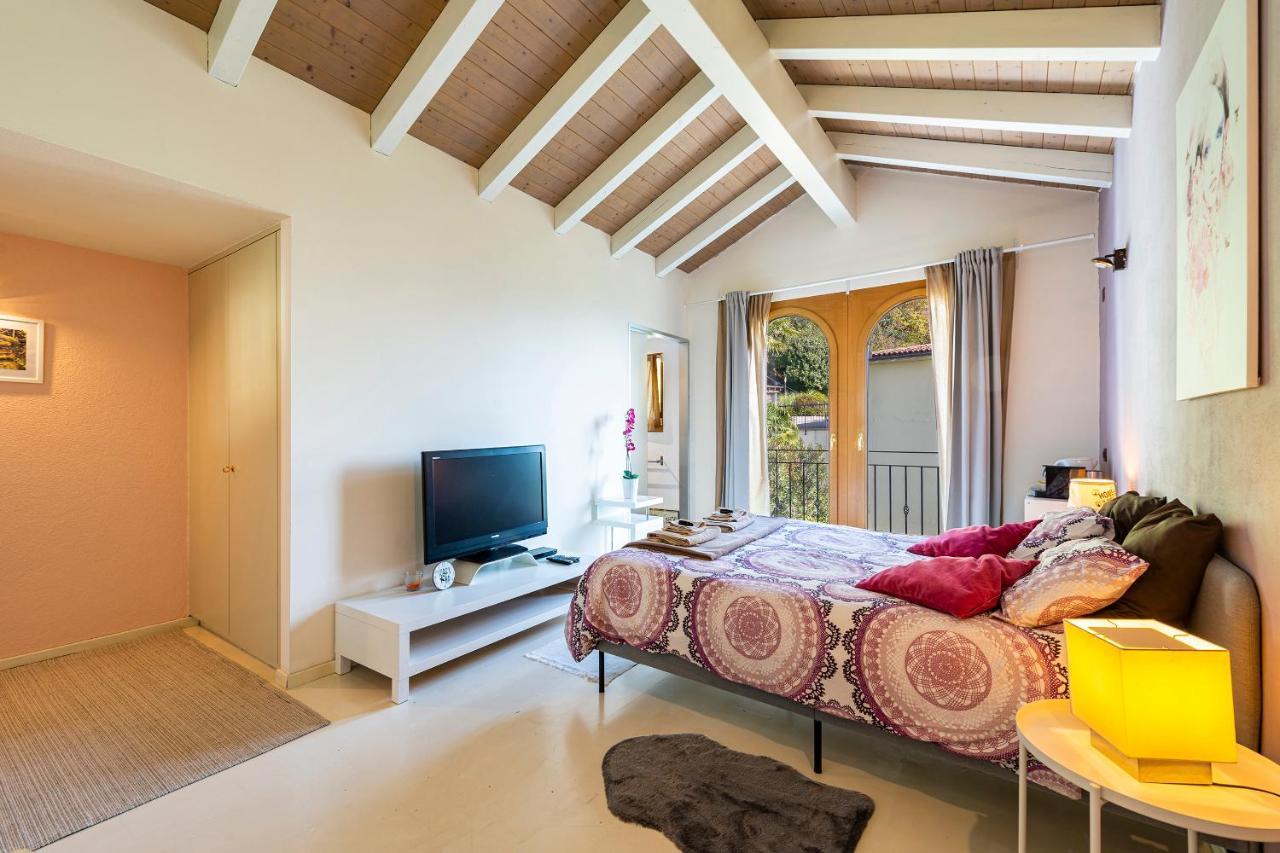 Casa Luna - Wonderful Lake View Brione sopra Minusio المظهر الخارجي الصورة