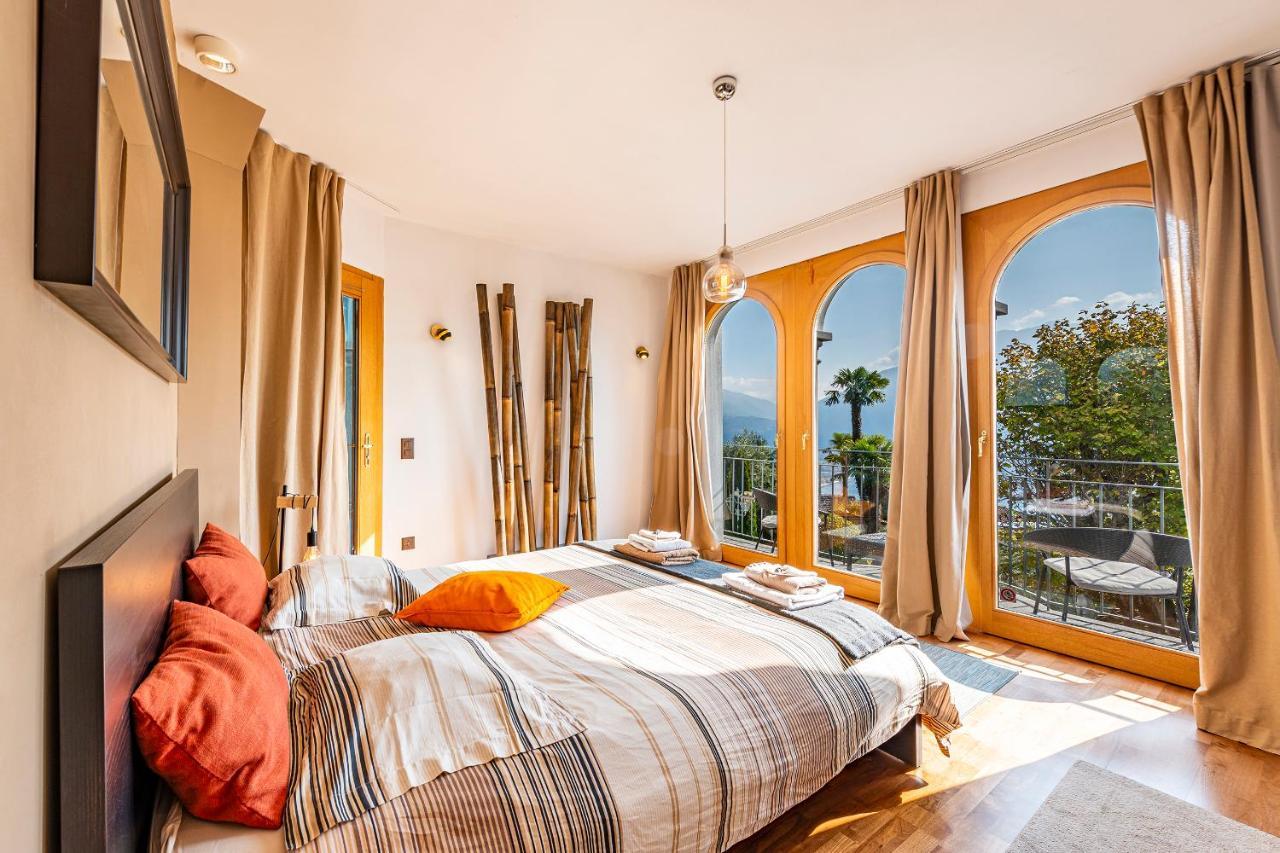 Casa Luna - Wonderful Lake View Brione sopra Minusio المظهر الخارجي الصورة